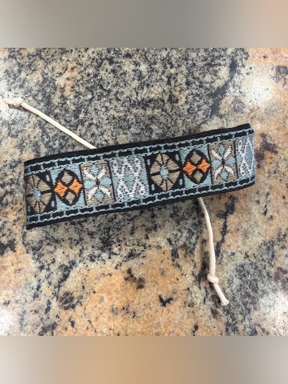 Boho Embroidered Mayan Style Adjustable Friendship Bracelet NWT